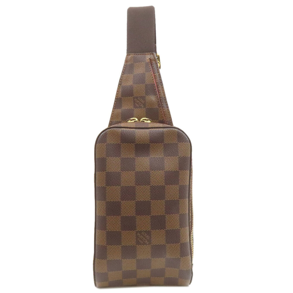 LOUIS VUITTON Authentic Brown Damier Canvas Hobo Bag - Picture 1 of 16